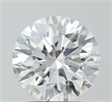 Del inventario de diamantes de laboratorio, 2.59 quilates, Redondo , Color F, claridad VVS2 y certificado IGI