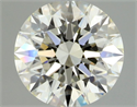 Natural Diamond 0.81 Carats, Round with Excellent Cut, K Color, VVS2 Clarity and Certified by GIA