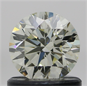 Natural Diamond 0.70 Carats, Round with Excellent Cut, N Color, SI1 Clarity and Certified by GIA