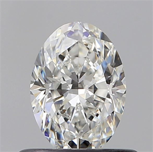 Picture of Natural Diamond 0.52 Carats, Oval with  Cut, G Color, VVS1 Clarity and Certified by GIA