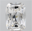 Natural Diamond 4.01 Carats, Cushion with  Cut, F Color, VVS1 Clarity and Certified by GIA