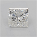 Diamante Natural 1.21 quilates, Princesa , Color H, claridad SI2 y certificado GIA