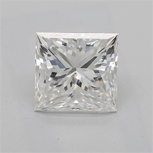 Foto Diamante Natural 1.21 quilates, Princesa , Color H, claridad SI2 y certificado GIA de
