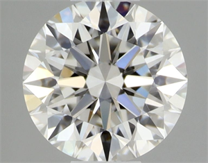 Picture of Natural Diamond 0.45 Carats, Round with Excellent Cut, G Color, VVS2 Clarity and Certified by GIA