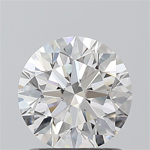Picture of Natural Diamond 1.13 Carats, Round with Excellent Cut, F Color, IF Clarity and Certified by GIA