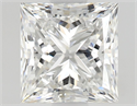 Natural Diamond 1.01 Carats, Princess with  Cut, E Color, VS1 Clarity and Certified by GIA