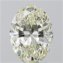 Natural Diamond 1.50 Carats, Oval with  Cut, L Color, SI1 Clarity and Certified by GIA