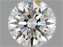 Natural Diamond 0.80 Carats, Round with Excellent Cut, F Color, VVS2 Clarity and Certified by GIA