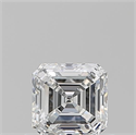 Natural Diamond 0.58 Carats, Asscher with  Cut, E Color, VS2 Clarity and Certified by GIA