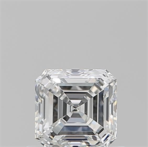 Foto Diamante Natural 0.58 quilates, Asscher , Color E, claridad VS2 y certificado GIA de