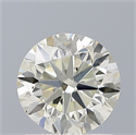 Natural Diamond 1.01 Carats, Round with Very Good Cut, M Color, SI1 Clarity and Certified by GIA
