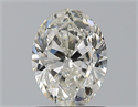 Natural Diamond 1.20 Carats, Oval with  Cut, I Color, SI1 Clarity and Certified by GIA