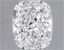 Natural Diamond 0.63 Carats, Cushion with  Cut, E Color, VVS1 Clarity and Certified by GIA