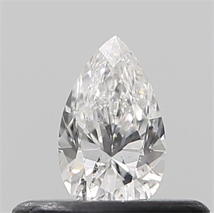 Picture of Natural Diamond 0.23 Carats, Pear with  Cut, D Color, SI2 Clarity and Certified by IGI