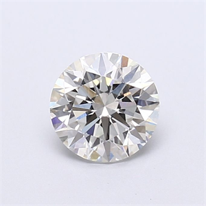 Picture of Lab Grown Diamond 1.10 Carats, Round with Ideal Cut, H Color, VVS2 Clarity and Certified by IGI