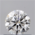 Diamante Natural 0.50 quilates, Redondo , Color F, claridad VS2 y certificado GIA