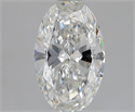 Natural Diamond 1.01 Carats, Oval with  Cut, F Color, SI2 Clarity and Certified by GIA