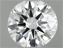 Natural Diamond 0.47 Carats, Round with Excellent Cut, D Color, VVS1 Clarity and Certified by GIA