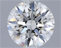 Diamante Natural 0.60 quilates, Redondo , Color I, claridad VVS2 y certificado IGI