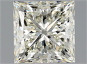 Natural Diamond 1.50 Carats, Princess with  Cut, L Color, SI1 Clarity and Certified by GIA