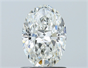 Diamante Natural 1.01 quilates, Ovalado , Color H, claridad VS1 y certificado GIA