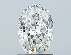Foto Diamante Natural 1.01 quilates, Ovalado , Color H, claridad VS1 y certificado GIA de