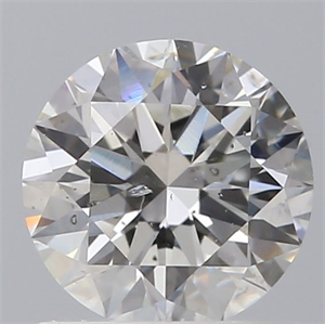 Foto Diamante Natural 0.80 quilates, Redondo , Color G, claridad SI2 y certificado GIA de