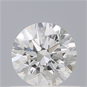 Natural Diamond 0.70 Carats, Round with Very Good Cut, F Color, VVS2 Clarity and Certified by GIA