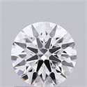 Del inventario de diamantes de laboratorio, 0.74 quilates, Redondo , Color D, claridad VVS2 y certificado IGI