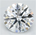Lab Grown Diamond 3.02 Carats, Round with Excellent Cut, D Color, VVS1 Clarity and Certified by GIA