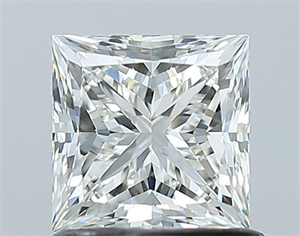 Foto Diamante Natural 1.00 quilates, Princesa , Color I, claridad VS1 y certificado GIA de