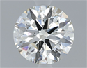 Natural Diamond 1.07 Carats, Round with Excellent Cut, J Color, SI2 Clarity and Certified by GIA