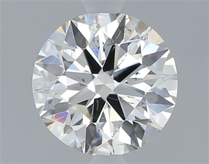 Picture of Natural Diamond 1.07 Carats, Round with Excellent Cut, J Color, SI2 Clarity and Certified by GIA