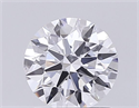 Lab Grown Diamond 1.01 Carats, Round with Ideal Cut, D Color, VVS2 Clarity and Certified by IGI