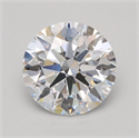 Lab Grown Diamond 1.13 Carats, Round with Ideal Cut, E Color, VVS1 Clarity and Certified by IGI