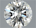 Natural Diamond 0.71 Carats, Round with Excellent Cut, H Color, SI2 Clarity and Certified by GIA