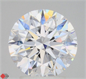Lab Grown Diamond 3.40 Carats, Round with Excellent Cut, D Color, VVS1 Clarity and Certified by IGI
