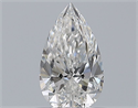 Natural Diamond 0.52 Carats, Pear with  Cut, E Color, VVS2 Clarity and Certified by GIA