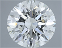 Natural Diamond 5.02 Carats, Round with Excellent Cut, I Color, SI1 Clarity and Certified by IGI