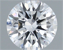 Lab Grown Diamond 0.71 Carats, Round with Excellent Cut, D Color, VVS2 Clarity and Certified by IGI