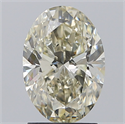 Natural Diamond 2.09 Carats, Oval with  Cut, K Color, SI1 Clarity and Certified by IGI