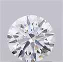 Del inventario de diamantes de laboratorio, 0.73 quilates, Redondo , Color D, claridad VVS2 y certificado IGI