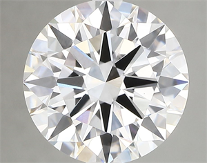 Picture of Lab Grown Diamond 4.02 Carats, Round with Excellent Cut, D Color, VS1 Clarity and Certified by GIA