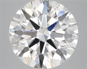 Picture of Lab Grown Diamond 3.74 Carats, Round with Ideal Cut, D Color, VS1 Clarity and Certified by IGI