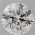 Lab Grown Diamond 5.09 Carats, Round with Ideal Cut, E Color, VVS2 Clarity and Certified by IGI