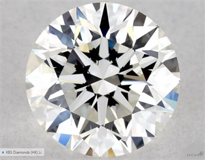 Foto Diamante Natural 0.55 quilates, Redondo , Color G, claridad VVS2 y certificado GIA de