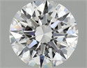 Lab Grown Diamond 2.09 Carats, Round with Ideal Cut, D Color, VVS2 Clarity and Certified by IGI