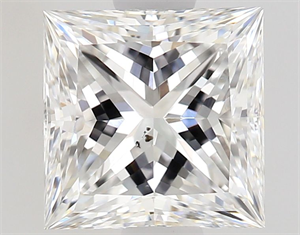 Foto Diamante Natural 1.01 quilates, Princesa , Color D, claridad SI1 y certificado GIA de