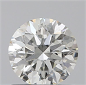 Natural Diamond 0.70 Carats, Round with Excellent Cut, J Color, SI1 Clarity and Certified by GIA