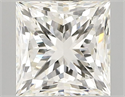 Natural Diamond 1.01 Carats, Princess with  Cut, J Color, VVS2 Clarity and Certified by GIA